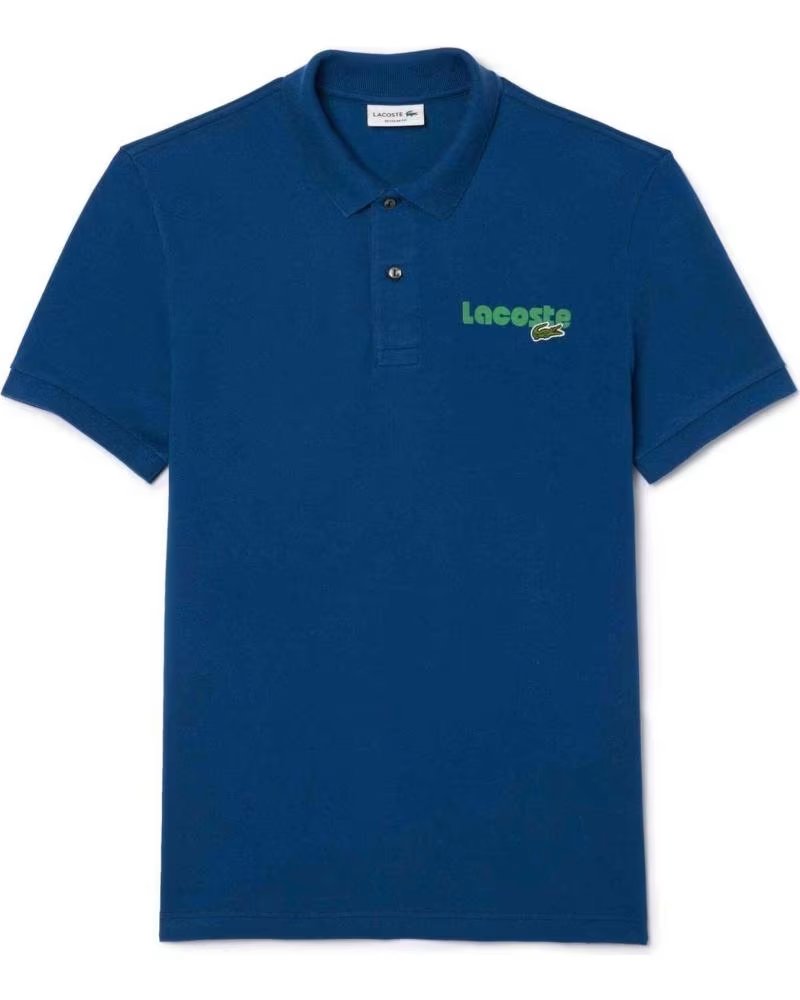 LACOSTE POLO PH742600HBM À MANCHES COURTES BLEU POUR HOMME AZUL