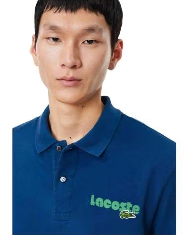 LACOSTE POLO PH742600HBM À MANCHES COURTES BLEU POUR HOMME AZUL