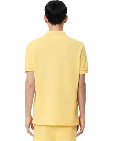 LACOSTE POLO PH742600IYI A MANICHE CORTE GIALLA AMARILLO