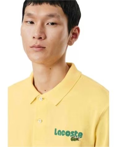 LACOSTE POLO PH742600IYI A MANICHE CORTE GIALLA AMARILLO