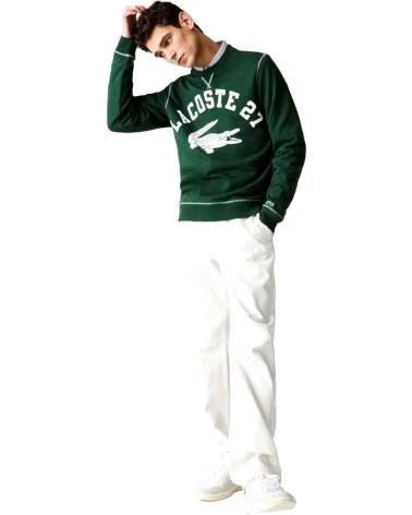LACOSTE SWEAT À CAPUCHE SH0062-00-132 POUR HOMME VERDE
