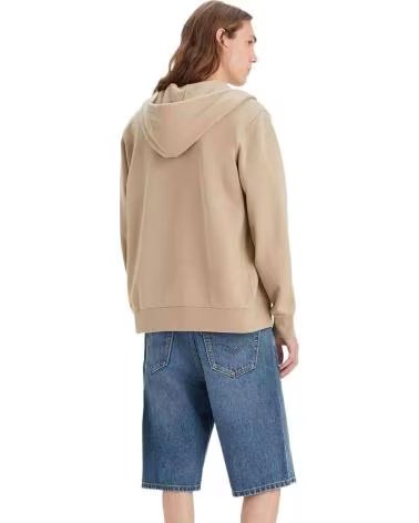 LEVIS SUDADERA CON CAPUCHA 34584-0032 BEIGE HOMBRE MARRON
