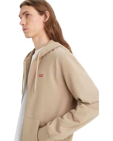 LEVIS SUDADERA CON CAPUCHA 34584-0032 BEIGE HOMBRE MARRON