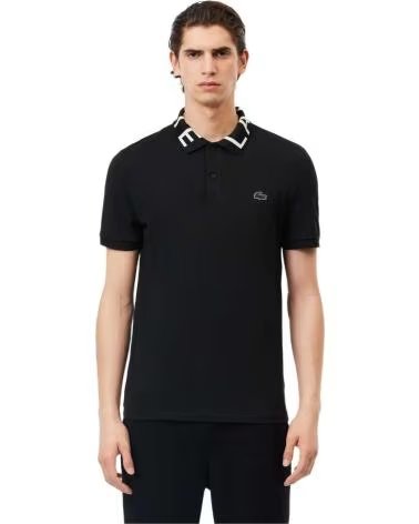 LACOSTE PH7495-00-31 KURZARM-POLOSHIRT FÜR HERREN NEGRO