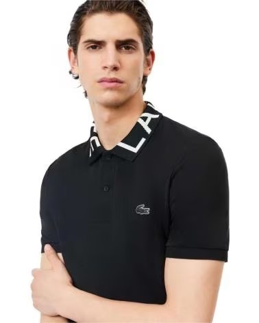 LACOSTE PH7495-00-31 KURZARM-POLOSHIRT FÜR HERREN NEGRO