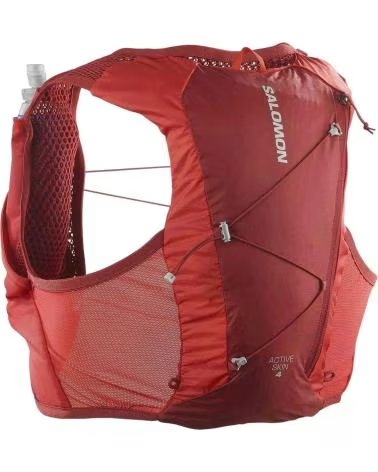 SALOMON ACTIVE SKIN 4 TRINKWESTE ROT MULTICOLOR