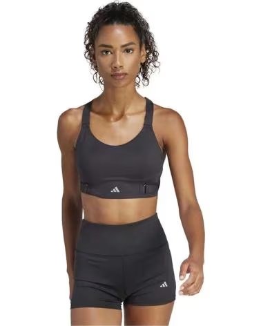 ADIDAS SUTIÃ ESPORTIVO FEMININO PRETO NEGRO