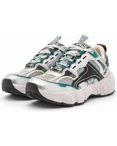 BASKETS BUFFALO CLD RUN B230001636030 GRIS ET ARGENT