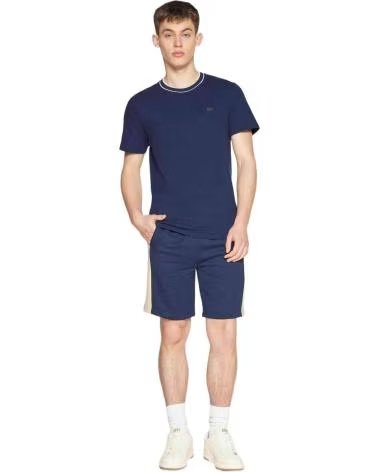 CAMISETA LACOSTE TH8174-166 DE MANGA CORTA EN PIQUÉ AZUL