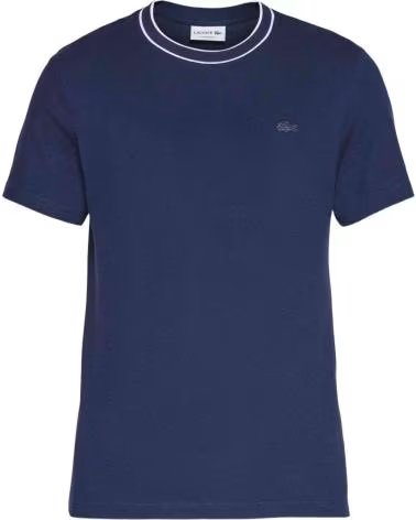 CAMISETA LACOSTE TH8174-166 DE MANGA CORTA EN PIQUÉ AZUL