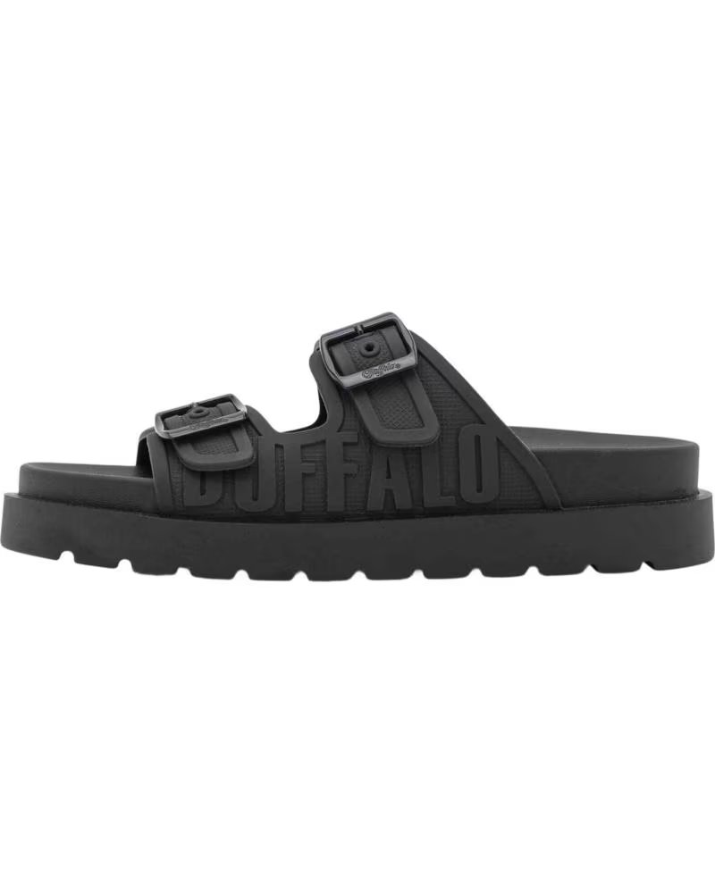 SANDALIAS BUFFALO EVE SOL NEGRAS 3140001611086