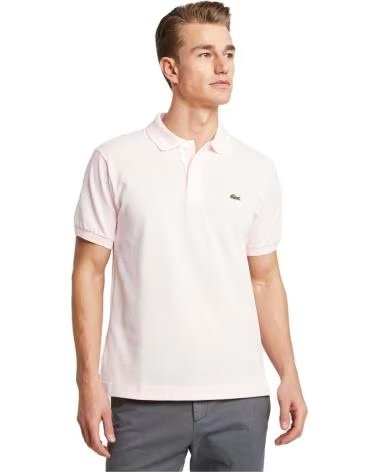 LACOSTE POLO MANICA CORTA ROSA