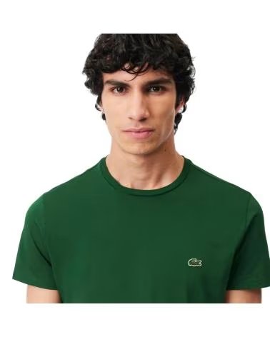 LACOSTE T-SHIRT À MANCHES COURTES TH6709-00-132 POUR HOMME VERDE