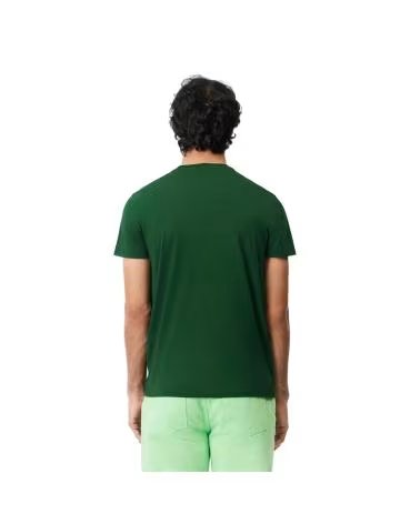 LACOSTE T-SHIRT À MANCHES COURTES TH6709-00-132 POUR HOMME VERDE