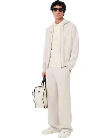 LACOSTE POLO L121200XFJ-S A MANICHE CORTE DA UOMO BLANCO