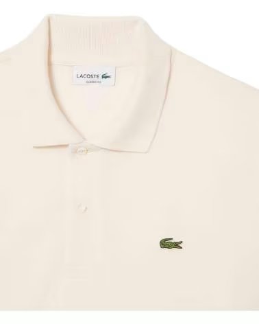LACOSTE POLO L121200XFJ-S A MANICHE CORTE DA UOMO BLANCO