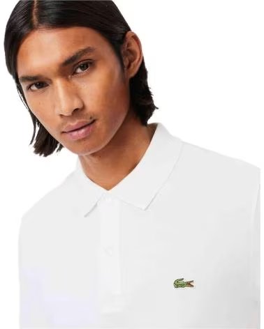LACOSTE SHORT SLEEVE POLO PH4012 00 001-M WHITE MEN BLANCO