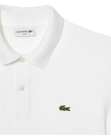 LACOSTE SHORT SLEEVE POLO PH4012 00 001-M WHITE MEN BLANCO