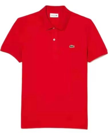LACOSTE SHORT SLEEVE T-SHIRT PH4012 00 240-XXL IN RED FOR MEN