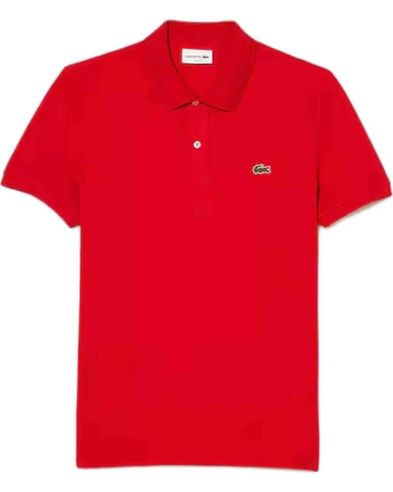 LACOSTE SHORT SLEEVE T-SHIRT PH4012 00 240-XXL IN RED FOR MEN