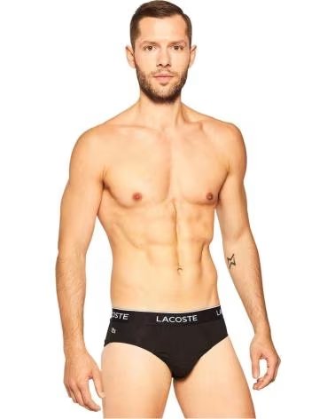 LACOSTE Calzoncillo Slip 8H3472-00 031-L en negro para hombre NEGRO