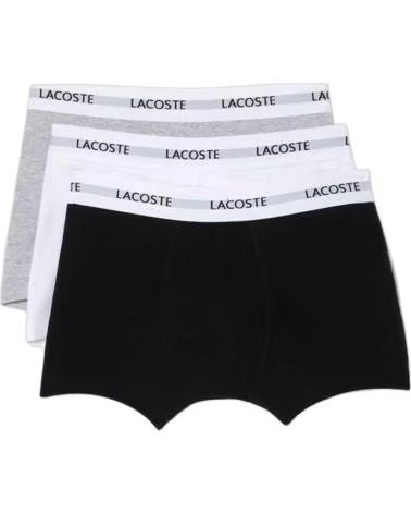 LACOSTE PACK DE CUECAS BOXER 5H5150-NUA BLANCO