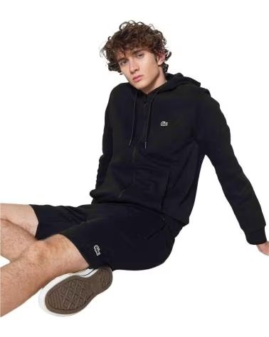 LACOSTE GH9627031 SHORTS FOR MEN NEGRO