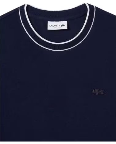 LACOSTE TH8174 SHORT-SLEEVE T-SHIRT FOR MEN AZUL