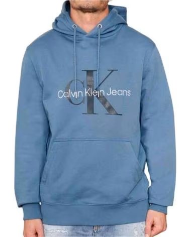 CALVIN KLEIN FELPA CON CAPPUCCIO J30J320805DBX-L