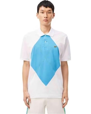 LACOSTE KURZARM-POLOSHIRT PH280900WW4 BLAU UND WEISS HERREN MULTICOLOR