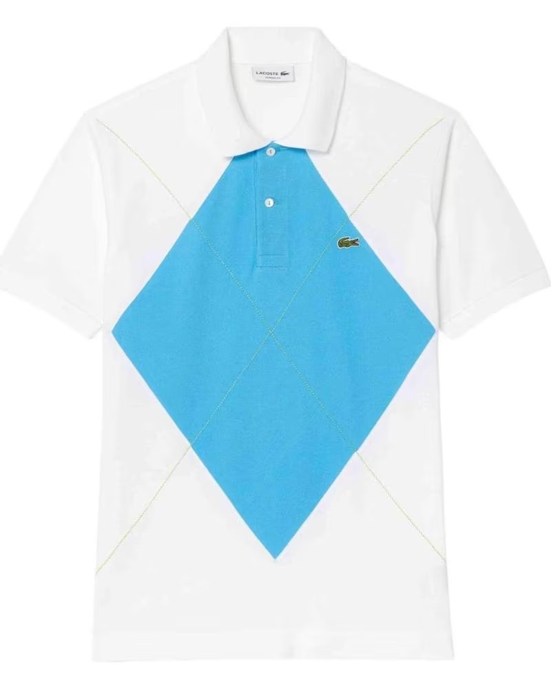 LACOSTE KURZARM-POLOSHIRT PH280900WW4 BLAU UND WEISS HERREN MULTICOLOR