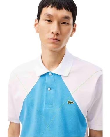 LACOSTE KURZARM-POLOSHIRT PH280900WW4 BLAU UND WEISS HERREN MULTICOLOR