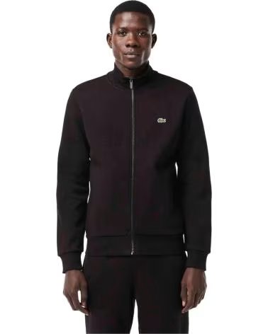 LACOSTE SWEAT-SHIRT SH9622031 ZIPPÉ NEGRO