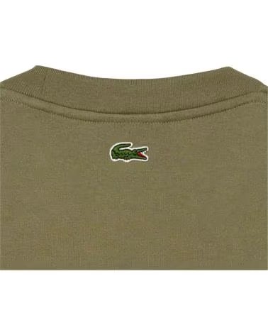 LACOSTE SHORT-SLEEVE VARSITY STYLE T-SHIRT VERDE