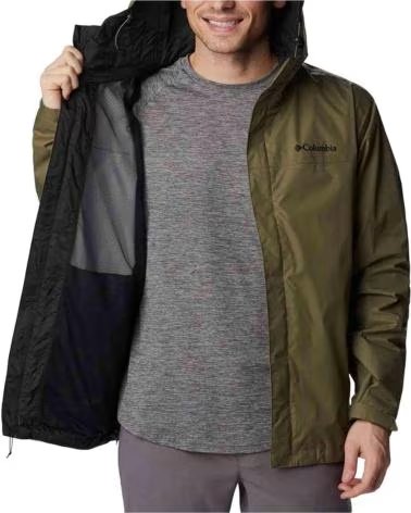 COLUMBIA GIACCA 1533898399 VERDE DA UOMO MULTICOLOR