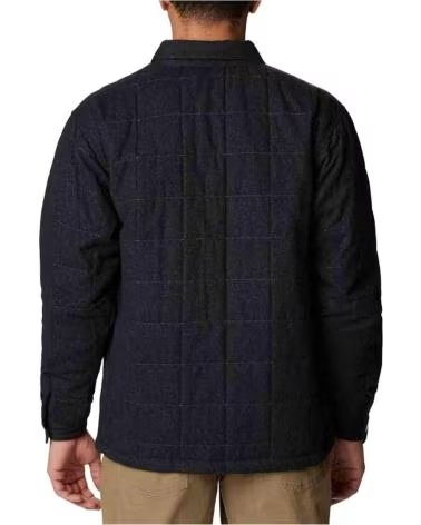 COLUMBIA GIACCA IMBOTTITA 2054721010 STILE CAMICIA NERO MULTICOLOR