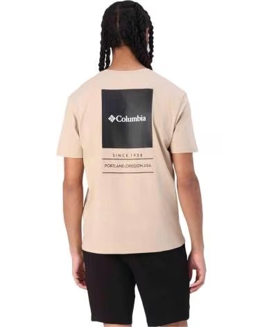COLUMBIA 2058331271 BEIGE T-SHIRT FOR MEN MULTICOLOR
