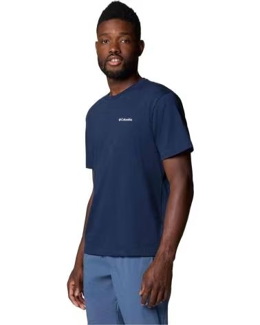 COLUMBIA 2058331464 SHORT SLEEVE T-SHIRT BLUE FOR MEN MULTICOLOR