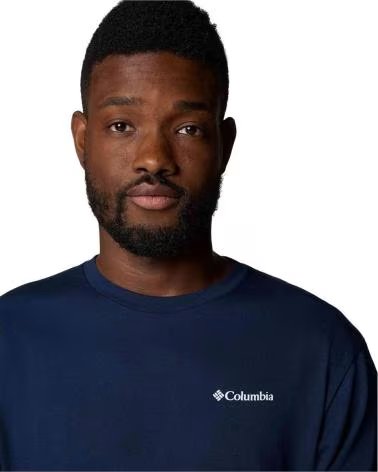COLUMBIA 2058331464 SHORT SLEEVE T-SHIRT BLUE FOR MEN MULTICOLOR