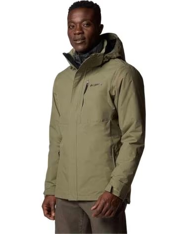 COLUMBIA GIACCA UOMO VERDE MULTICOLOR