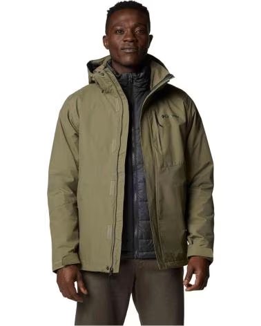 COLUMBIA GIACCA UOMO VERDE MULTICOLOR