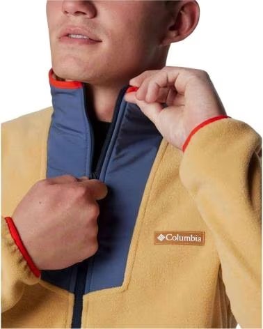 COLUMBIA GIACCA IN PILE CON CHIUSURA 2095901292 DA UOMO MULTICOLOR