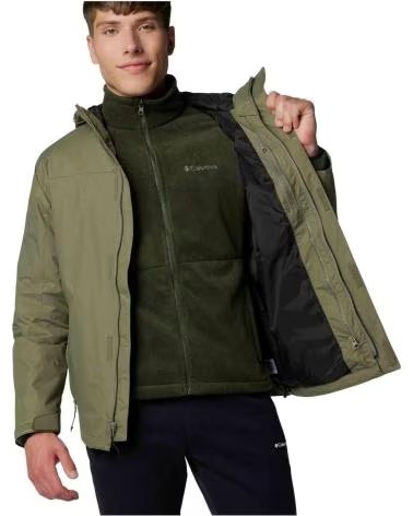 COLUMBIA GIACCA 2096924397 VERDE DA UOMO MULTICOLOR