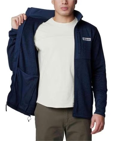 COLUMBIA GIACCA IN PILE DA UOMO MULTICOLOR