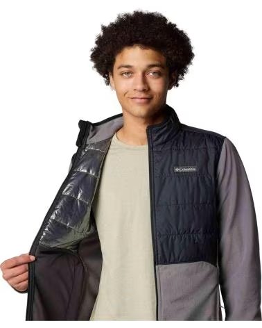 COLUMBIA 2101761023 BICOLOR GREY JACKET MULTICOLOR