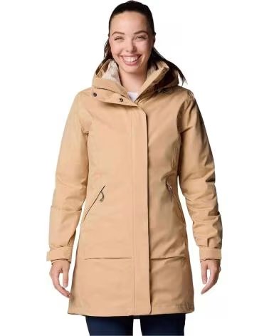 COLUMBIA GIACCA 2113971262 DA DONNA IN BEIGE MULTICOLOR