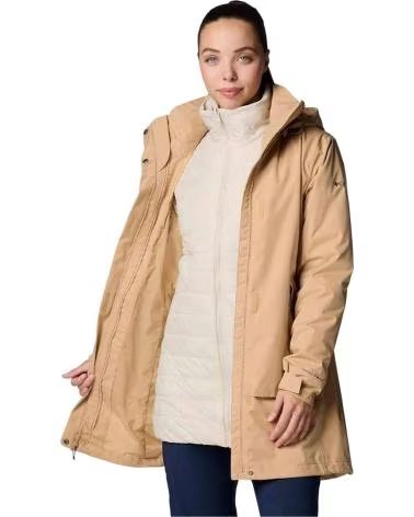COLUMBIA GIACCA 2113971262 DA DONNA IN BEIGE MULTICOLOR