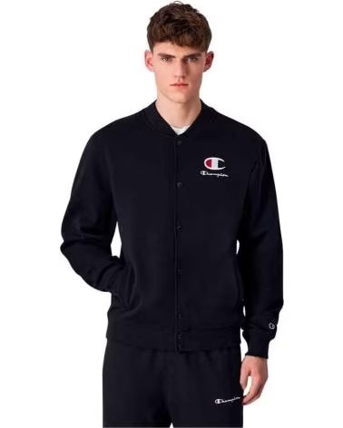 CHAMPION FELPA 220269-KK001 STILE VARSITY NERA MULTICOLOR