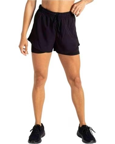 DARE 2B DWJ610-800 SPORTS SHORTS BLACK WOMEN NEGRO