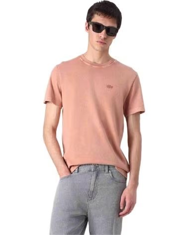 LACOSTE T-SHIRT A MANICHE CORTE TH989400I1K MARRON